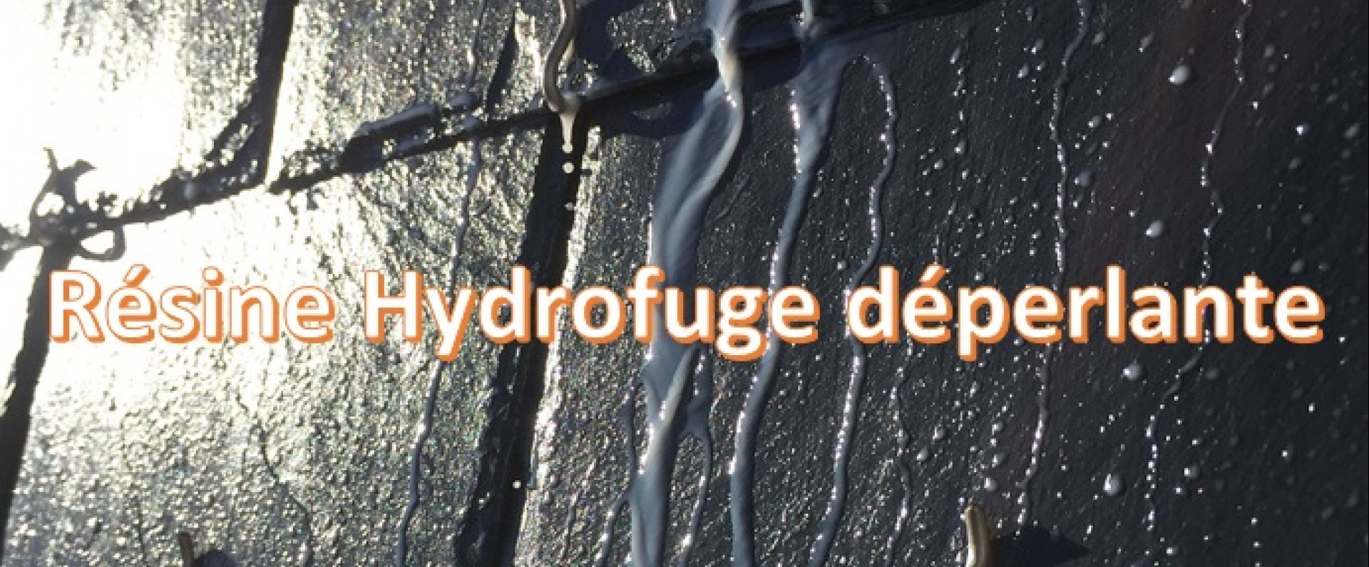 Résine hydrofuge déperlante