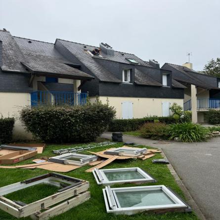 Remplacement de Velux sur toiture en ardoise