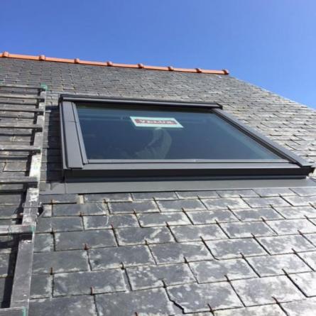 Pose de Velux sur toiture